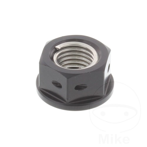 Sprocket nut m10x1 25mm - m10x1.25mm, alu