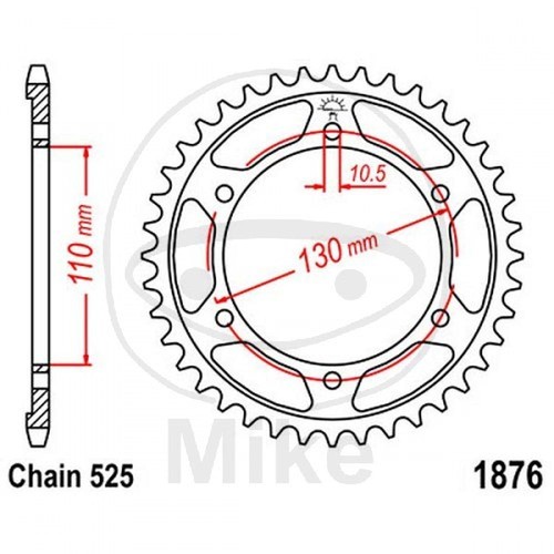 Corona z44 525 110 mm - jt,