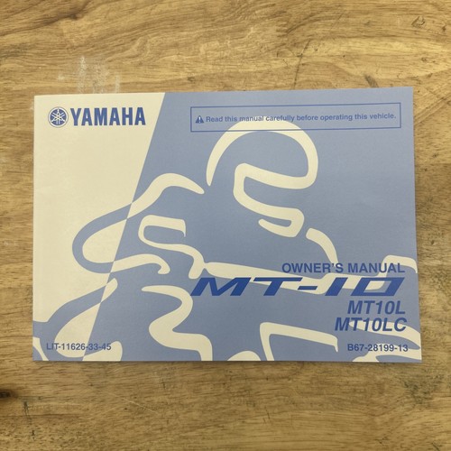 Yamaha owners manual - mt,