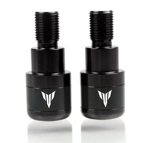 Black handlebar grips - bar, end