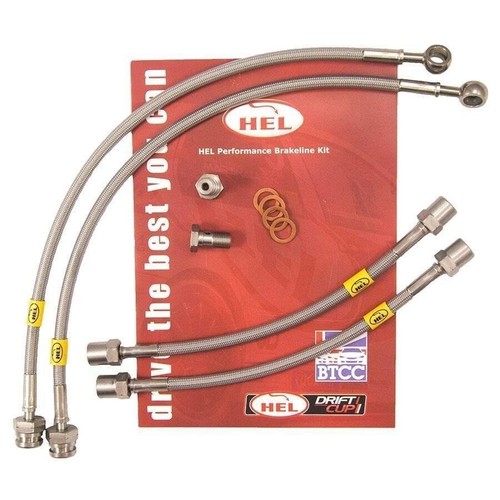 Stainless braided brake lines - stainless,