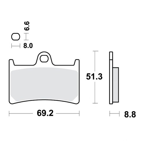 Trw sinter motorcycle brake - trw,