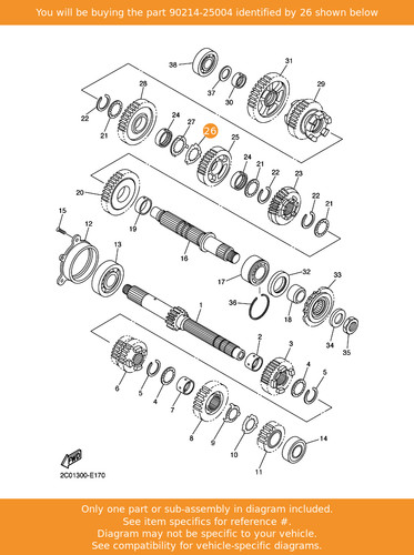 Yamaha washer claw - washer,,