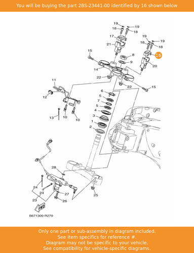 Yamaha holder handle upper - yamaha, holder,