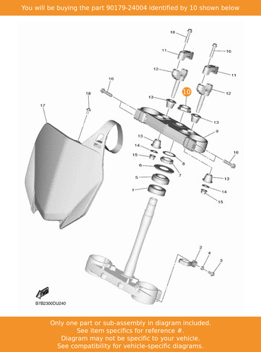 Yamaha nut 90179 24004 oem - nut,,