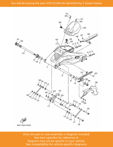 Yamaha bush 2cr - bush,, 2cr-22184-00