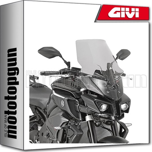 Smoked wind scree givi - wind-scree, yamaha