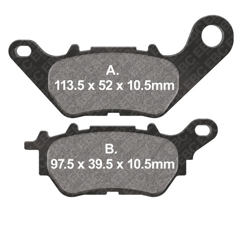 Ebc brake pads sintered - brake,