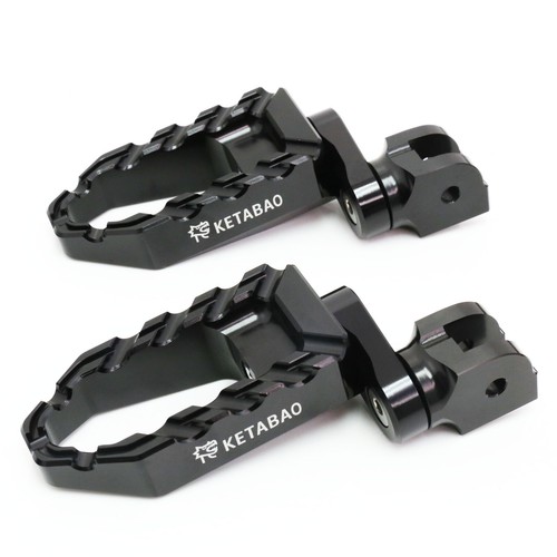 Black buzz front foot pegs - buzz,